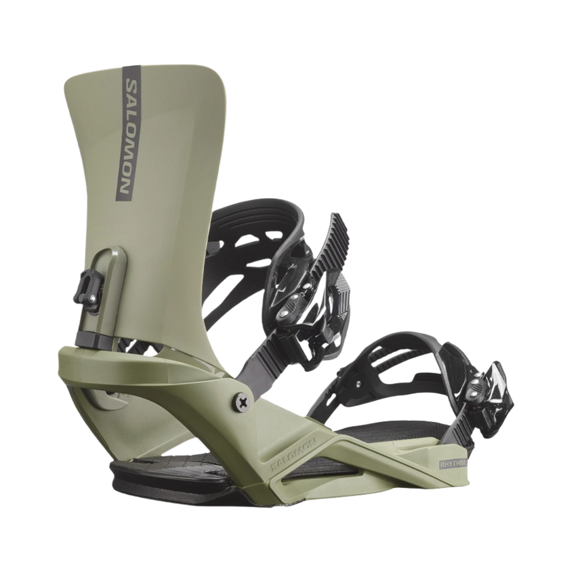 살로몬 리듬 스노우보드 바인딩 오일 그린(Salomon Rhythm Snowboard Bindings Oil Green)