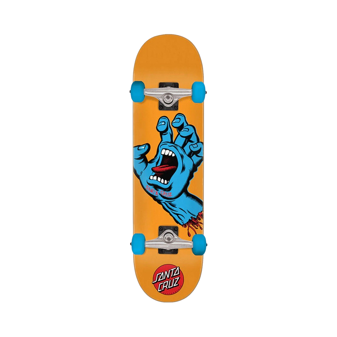 P000BDRI [KREAM 단독] Santa Cruz Screaming Hand Orange Mid Skateboard Complete 7.8