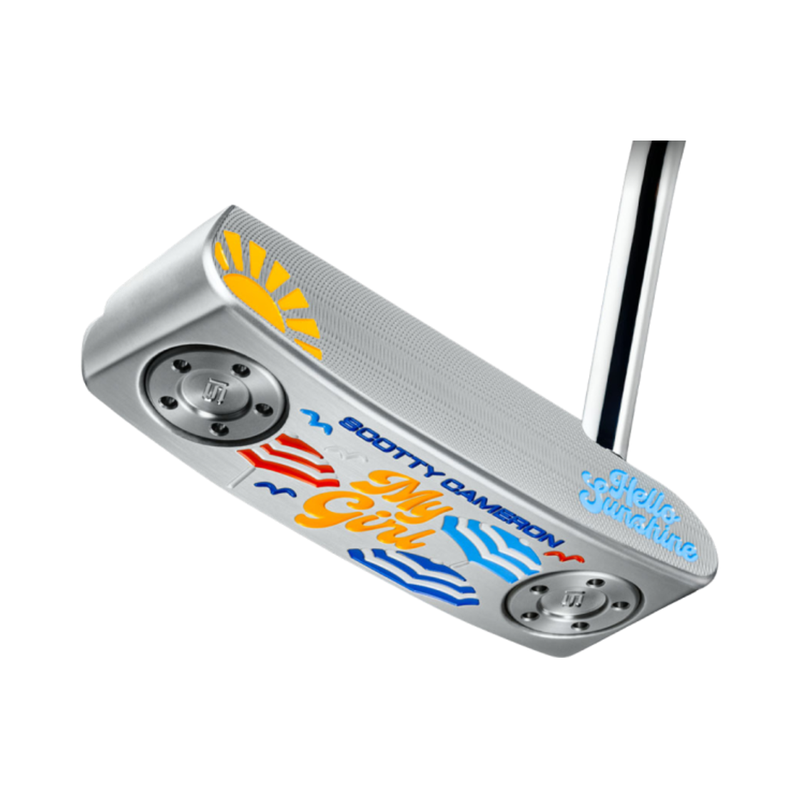 타이틀리스트 스카티 카메론 2024 마이 걸 피스톨리니 플러스 그립 퍼터 34인치 실버(Titleist Scotty Cameron 2024 My Girl Pistolini Plus Grip Putter 34-Inch Silver)