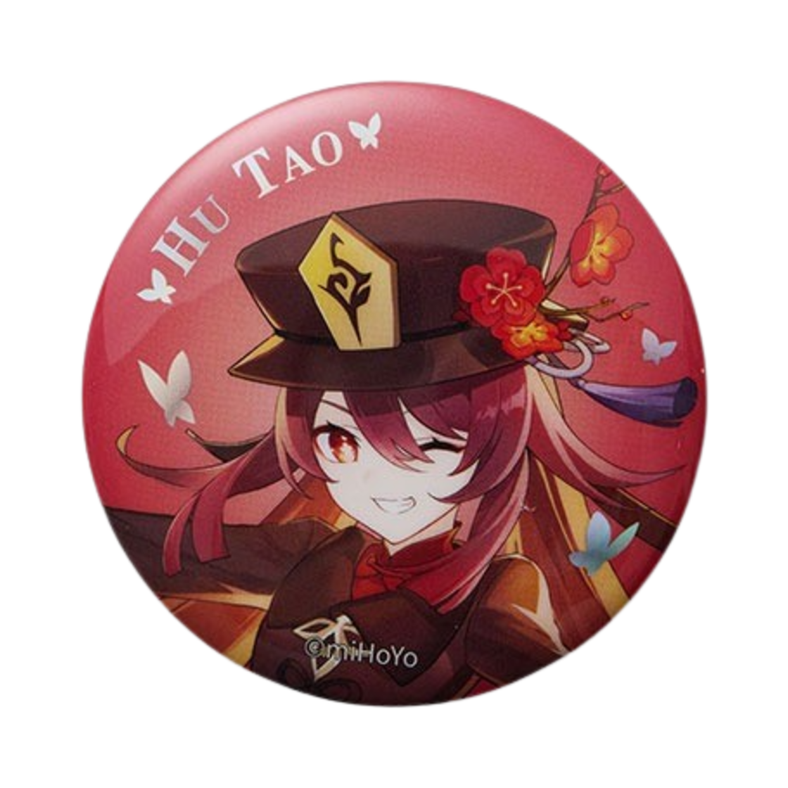 원신 캔뱃지 아트 테마 매화가 만개할 때 호두(Genshin Badge Character Art Theme Moment of Bloom Hutao)