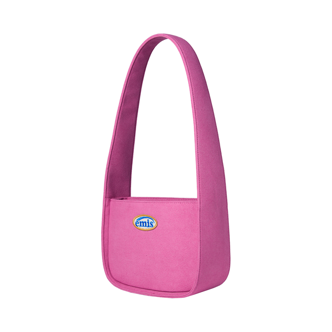 이미스 미니 와펜 스웨이드 숄더백 핑크(Emis Mini Wappen Suede Shoulder Bag Pink) - 2