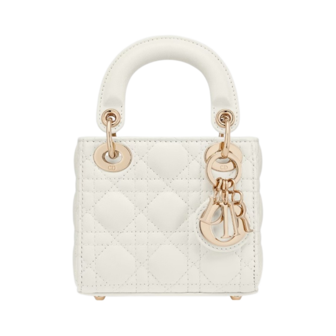 디올 마이크로 레이디백 까나쥬 램스킨 라떼(Dior Micro Lady Bag Cannage Lambskin Latte) - 1