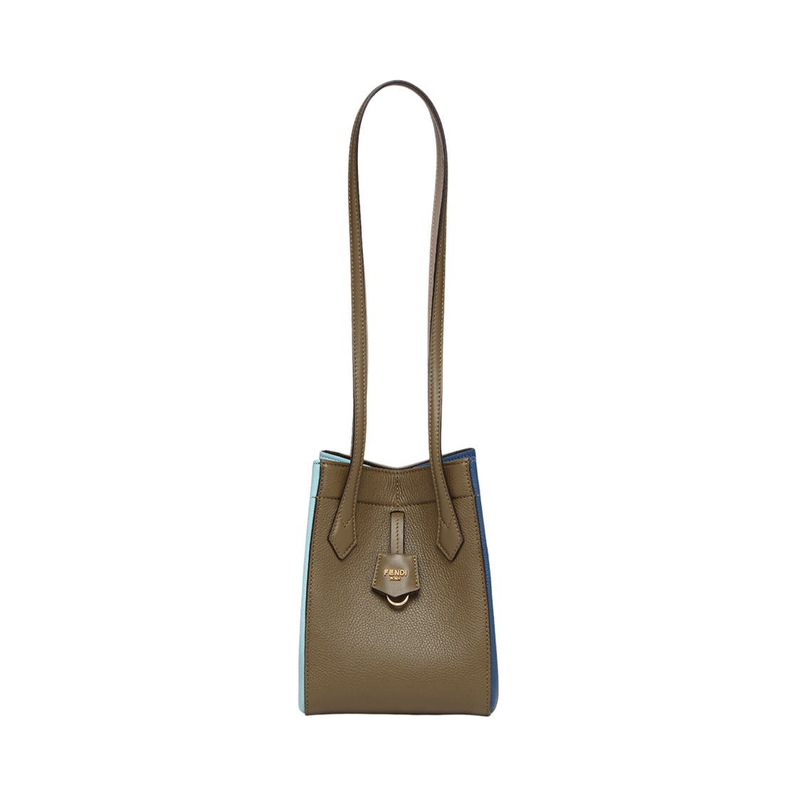 8BS083AOVLF1Q5O Fendi Origami Leather Mini Bag Multicolor