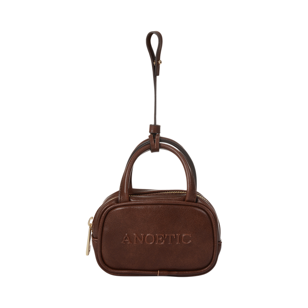 ANC-24FW005 Anoetic Mini Case Bag Charm Brown