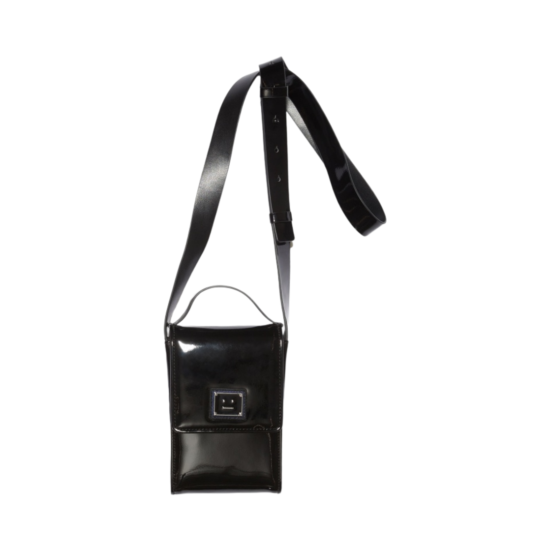 C10157-AX0 Acne Studios Mini Crossbody Face Bag Black