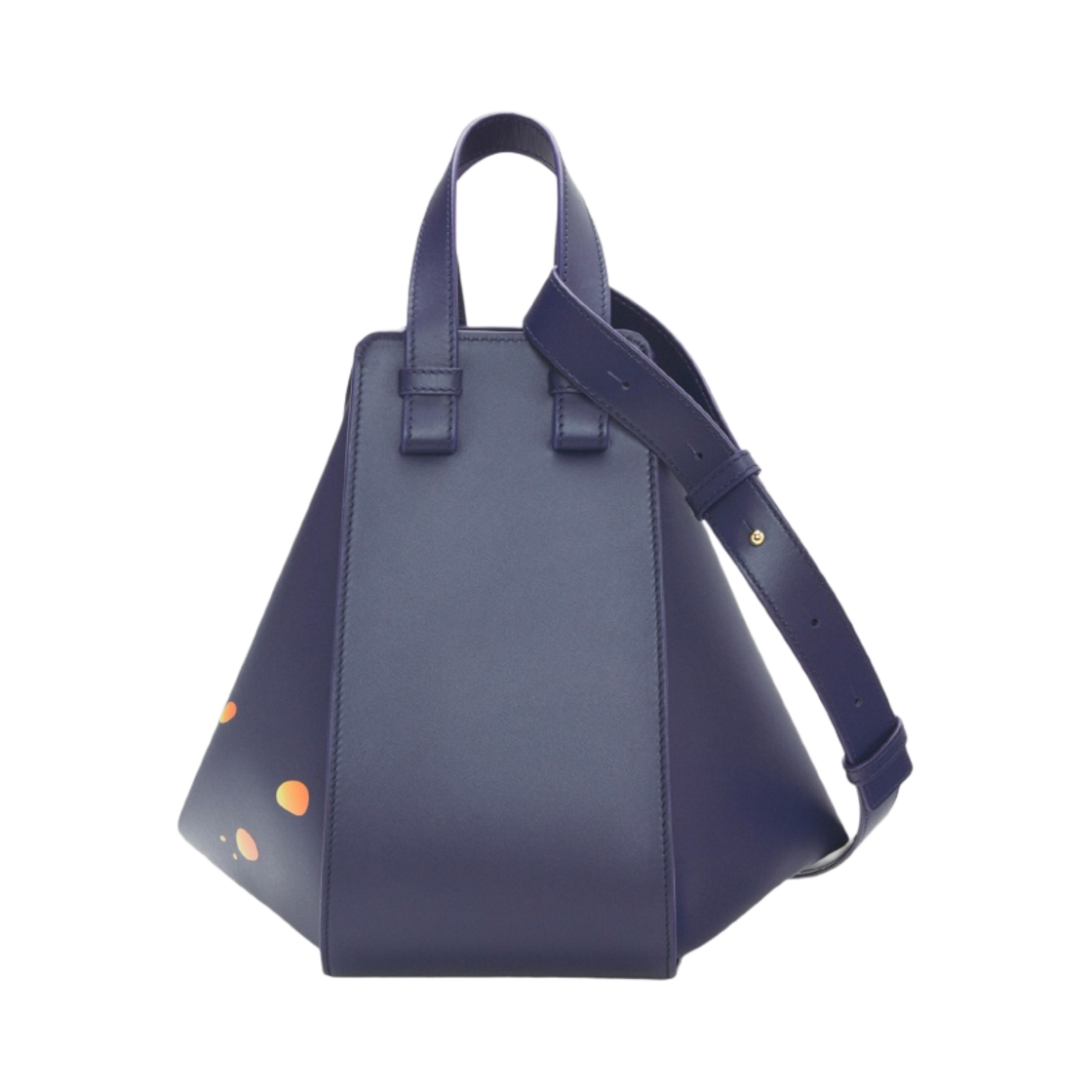 로에베 x 하울의 움직이는 성 매지컬 스카이 스몰 해먹백 사틴 카프스킨 마린(Loewe x Howl's Moving Castle Magical Sky Small Hammock Bag in Satin Calfskin Marine) - 4