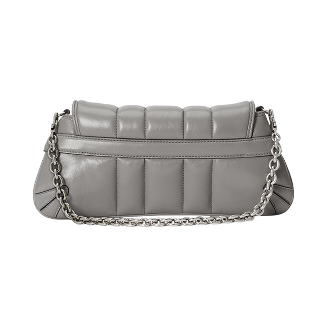 구찌 홀스빗 체인 스몰 숄더백 그레이 레더(Gucci Horsebit Chain Small Shoulder Bag Grey Leather) - 4