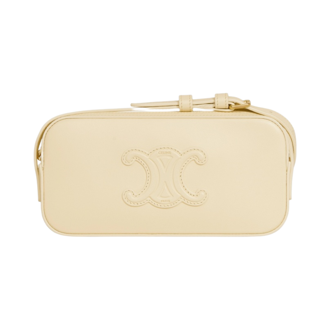 셀린느 퀴르 트리옹프 스무스 카프스킨 미니 카메라 숄더백 소프트 옐로우(Celine Mini Camera Shoulder Bag Cuir Triomphe in Smooth Calfskin Soft Yellow) - 1