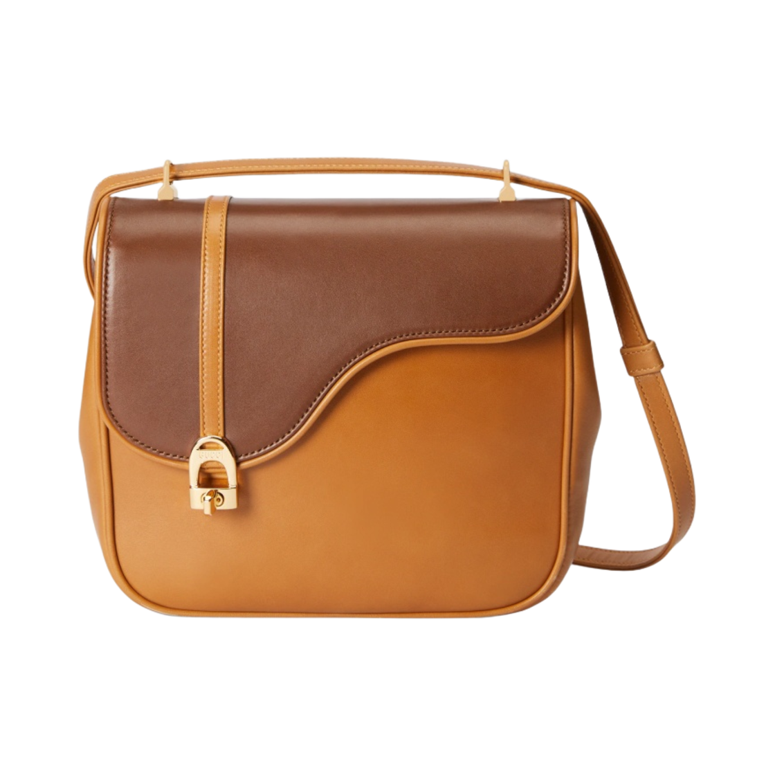 구찌 에퀘스트리안 인스파이어드 숄더백 퀴르 브라운 레더(Gucci Equestrian Inspired Shoulder Bag Cuir Brown Leather) - 1