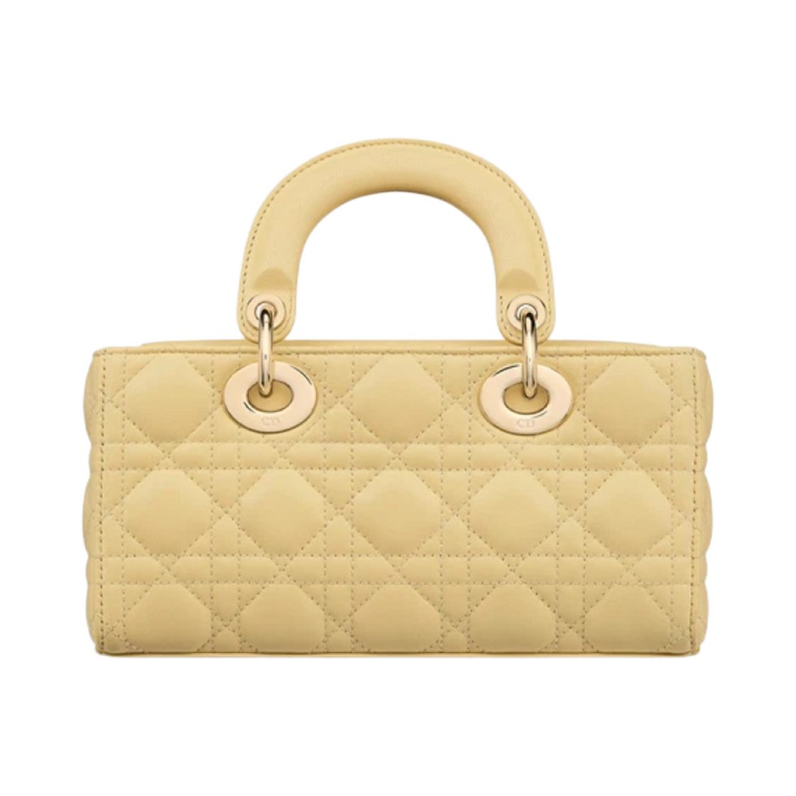 M0613ONGE-M36Y Dior Small Lady D-Joy Bag Pastel Yellow - #2