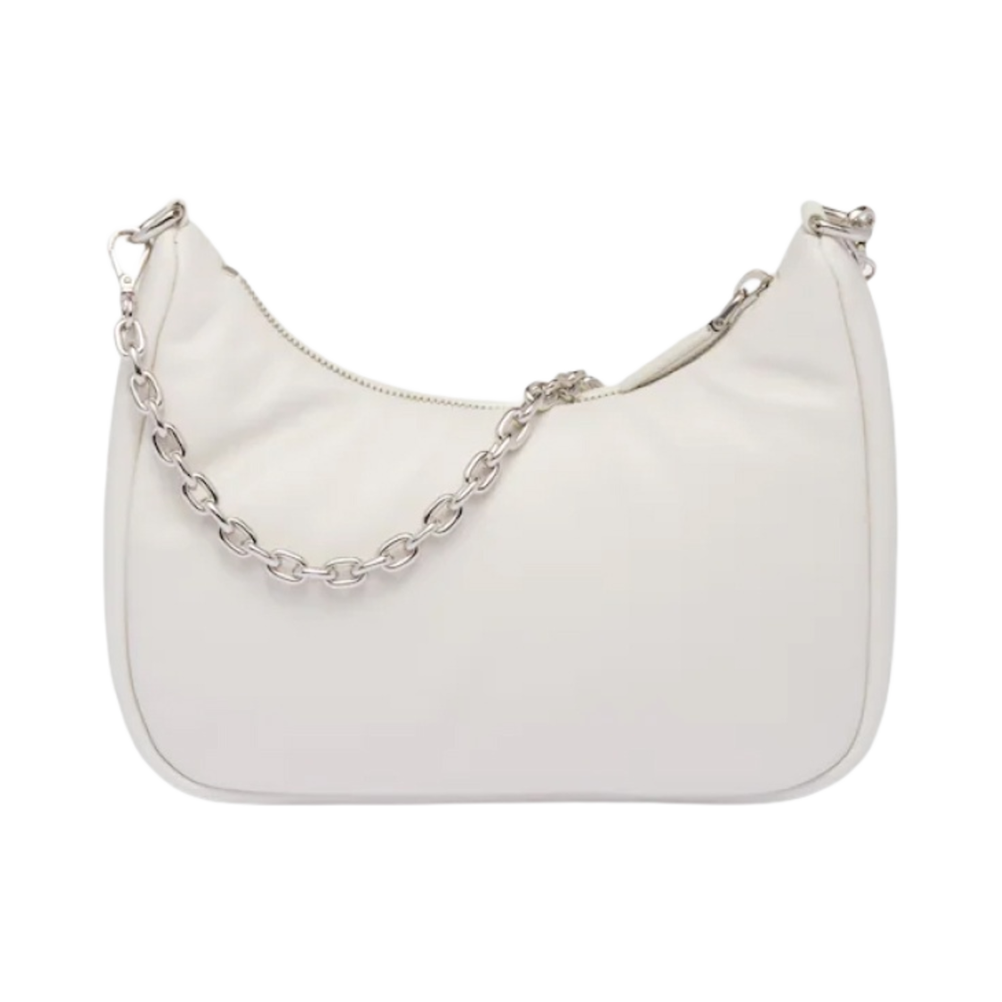 프라다 패딩 나파 레더 프라다 리에디션 2005 숄더백 화이트(Prada Padded Nappa Leather Prada Re-Edition 2005 Shoulder Bag White) - 2