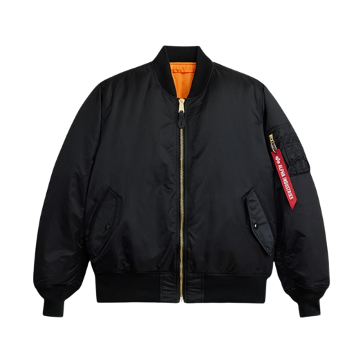 AICOI0000033BLK ALPHA INDUSTRIES MA-1 Flight Jacket Black