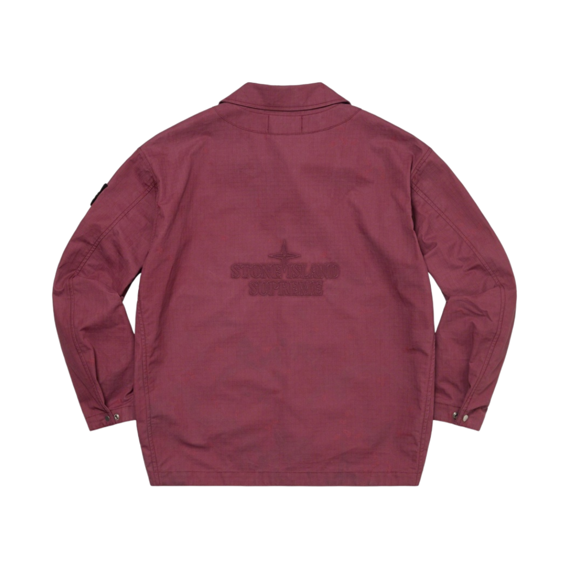 슈프림 x 스톤 아일랜드 리액티브 아이스 카모 립스탑 자켓 레드 - 22SS(Supreme x Stone Island Reactive Ice Camo Ripstop Jacket Red - 22SS) - 3