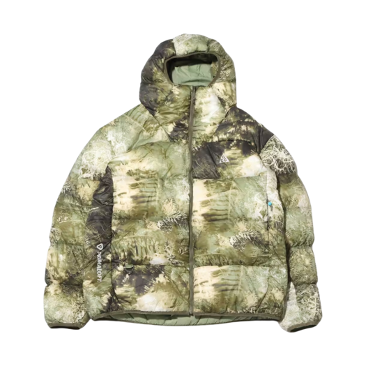 Nike ACG Therma-Fit ADV Lunar Lake Puffer Loose Hooded Jacket Oil Green Medium Olive - US/EU