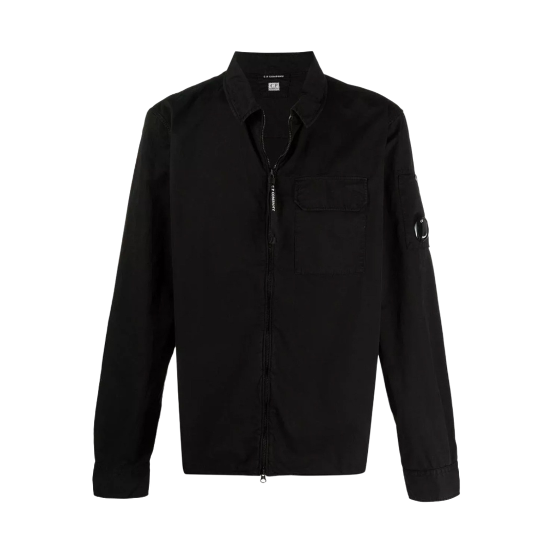 C.P. 컴퍼니 개버딘 가먼트 다이드 유틸리티 셔츠 블랙 - 21SS