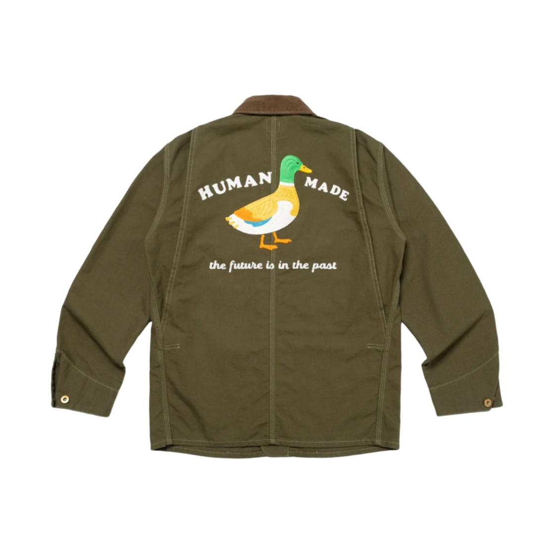 휴먼 메이드 덕 커버롤 자켓 올리브 드랩(Human Made Duck Coverall Jacket Olive Drab) - 2