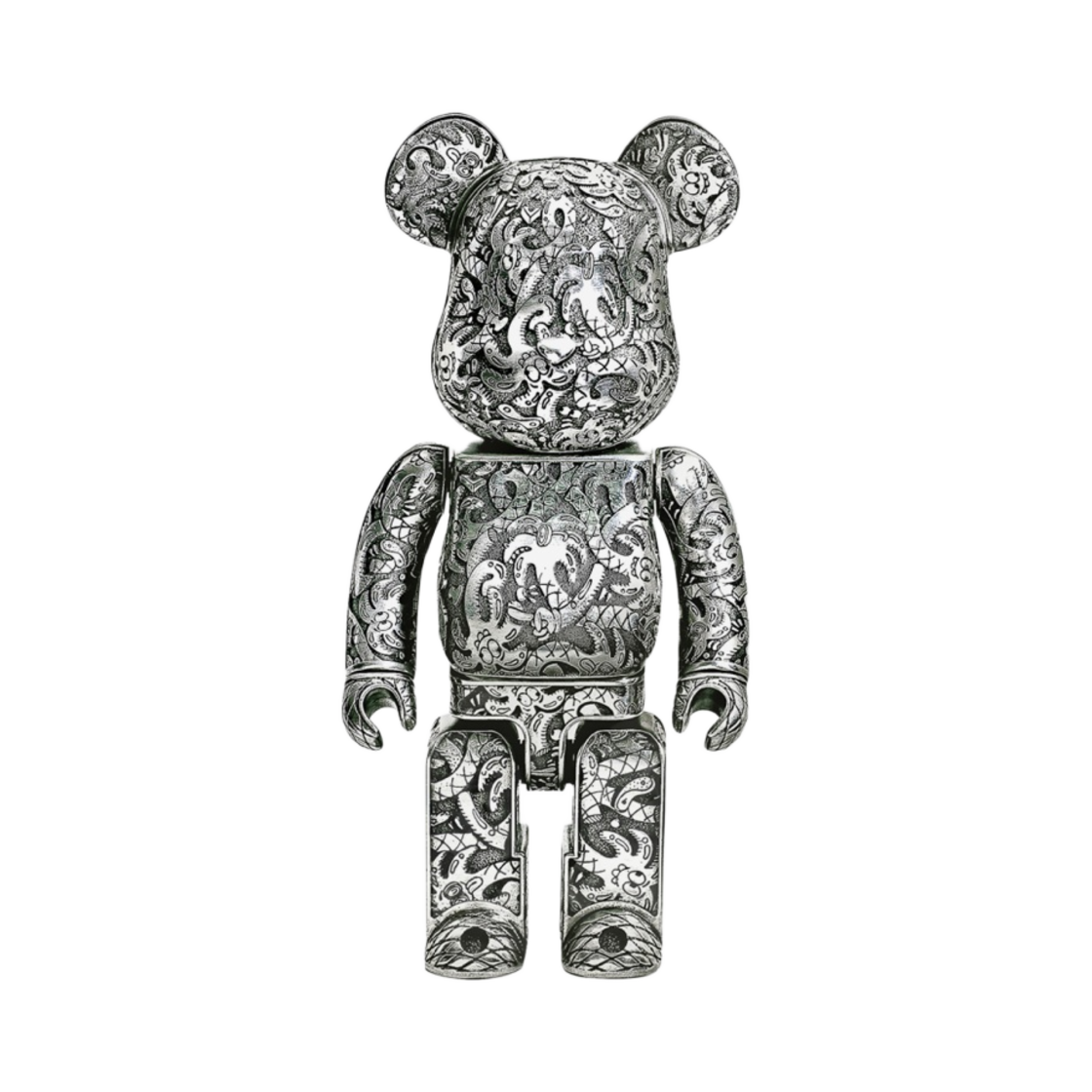 - Bearbrick x Steven Harrington x Action City x Royal Selangor Metal 400%