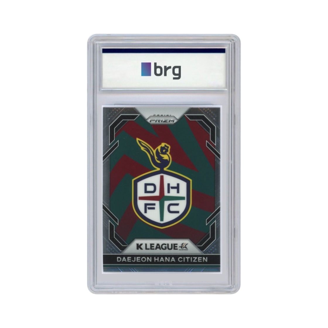 파니니 프리즘 K 리그 #2 대전 하나시티즌 팀 로고 축구 카드 2023(Panini Prizm K League #2 Daejeon HanaCitizen Team Logo Soccer Card 2023)