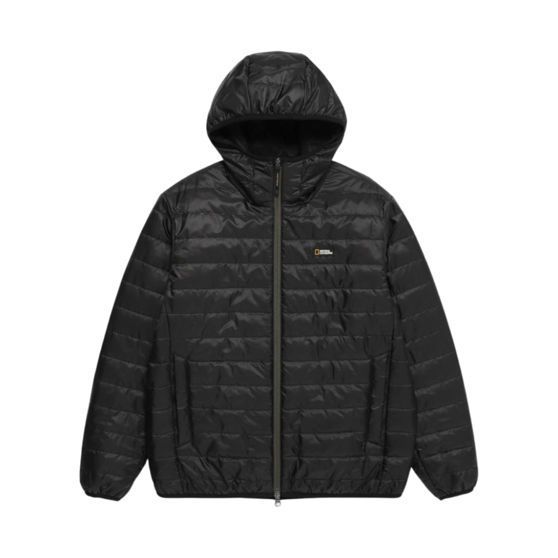 내셔널 지오그래픽 퀼팅 후드 라이트웨이트 패딩 카본 블랙 카본 블랙(National Geographic Quilting Hood Lightweight Padding Carbon Black)