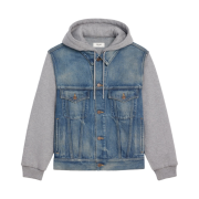 (W) Celine Trucker Jacket in Denim Union Wash