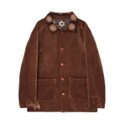 N ARCHIVE Vintage Garment Leather Button Hand Made Jacket Black