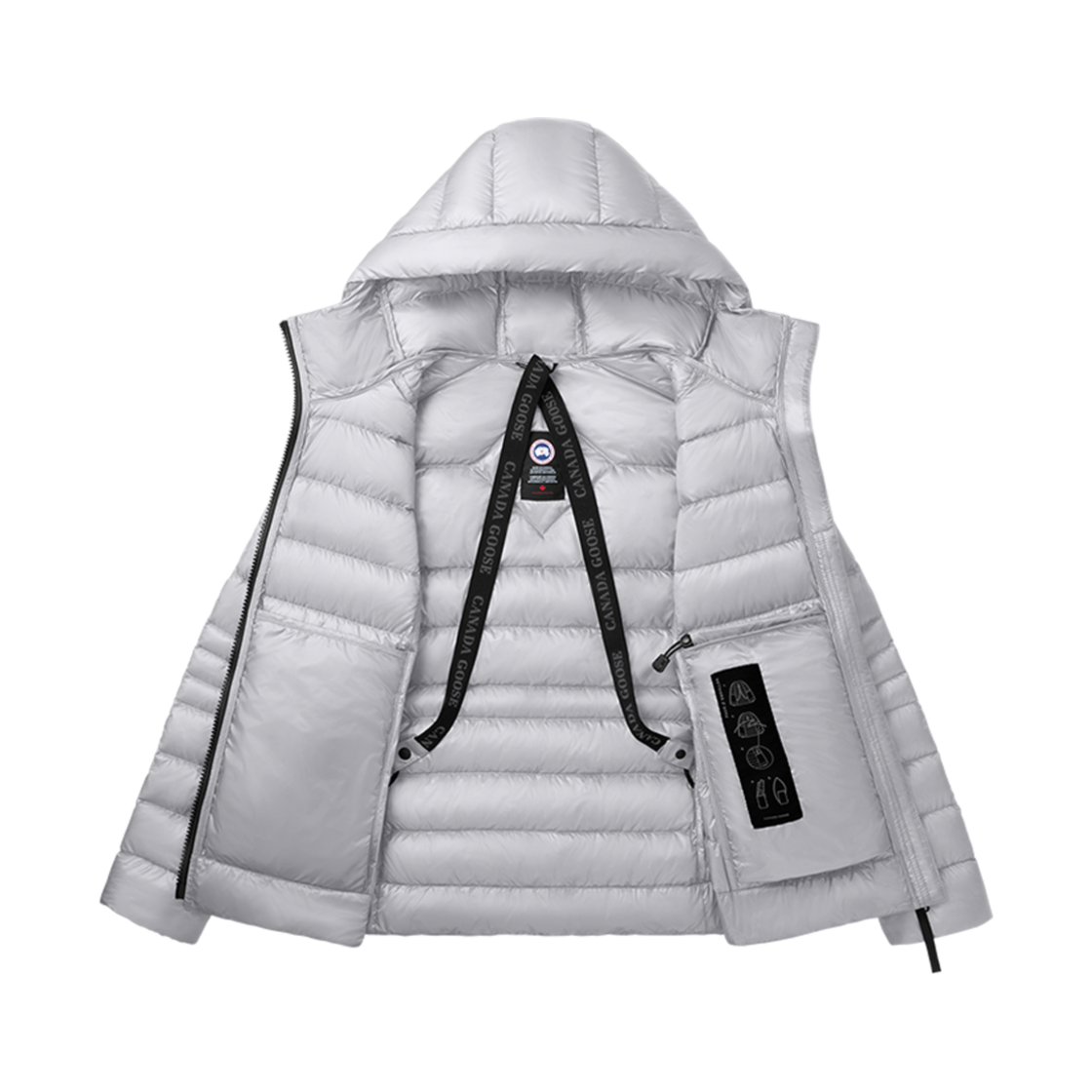 (W) 캐나다 구스 사이프레스 후디 블랙 라벨 실버버치((W) Canada Goose Cypress Hoody Black Label Silverbirch) - 2