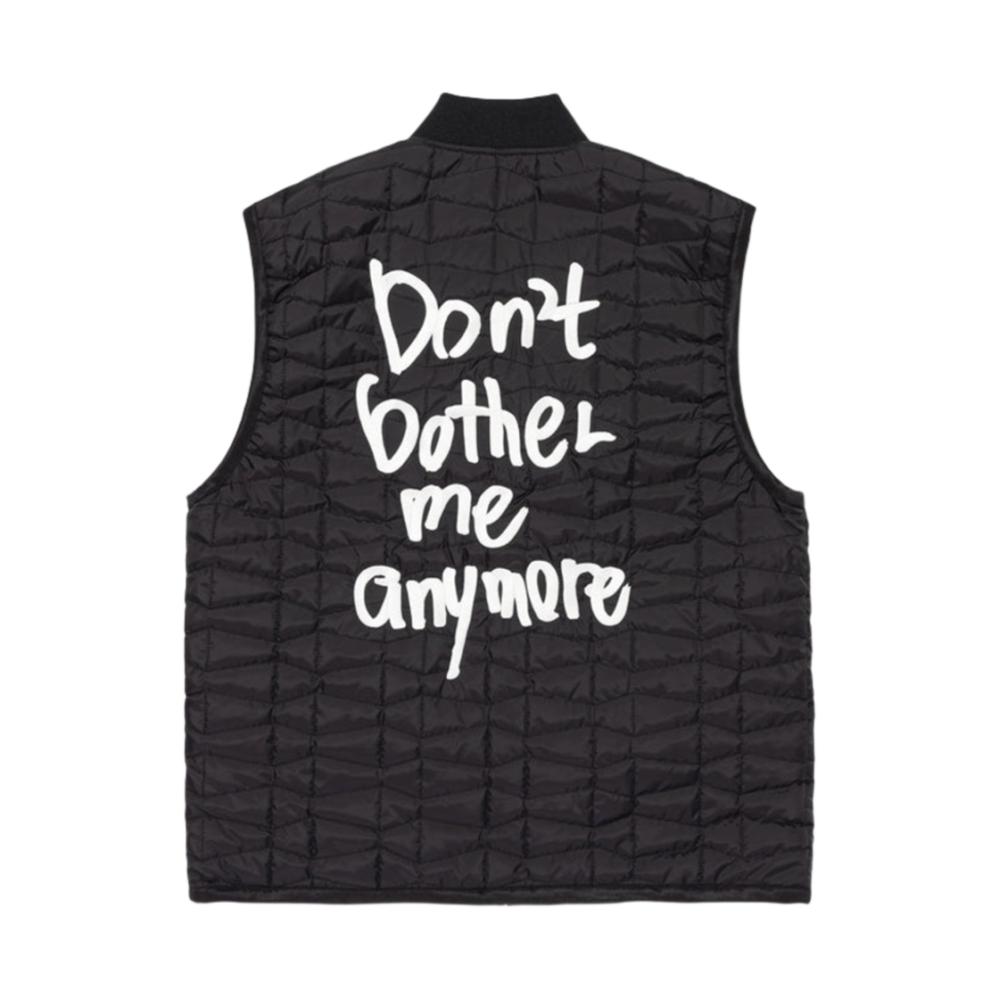 베르디 웨이스티드 유스 퀼티드 퍼프 리버시블 베스트 블랙(Verdy Wasted Youth Quilted Puff Reversible Vest Black)