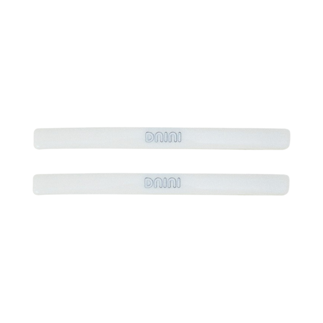 DNINI-011 DNINI Lettering Barrettes White