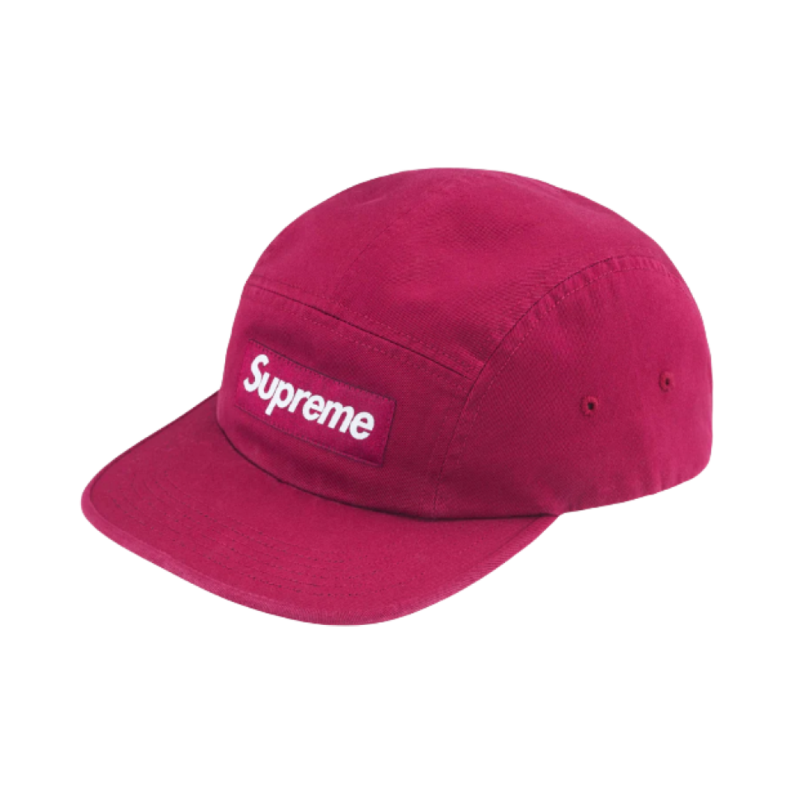 슈프림 워시드 치노 트윌 캠프캡 크랜베리 - 24FW(Supreme Washed Chino Twill Camp Cap Cranberry - 24FW)