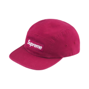 Supreme Washed Chino Twill Camp Cap Cranberry - 24FW