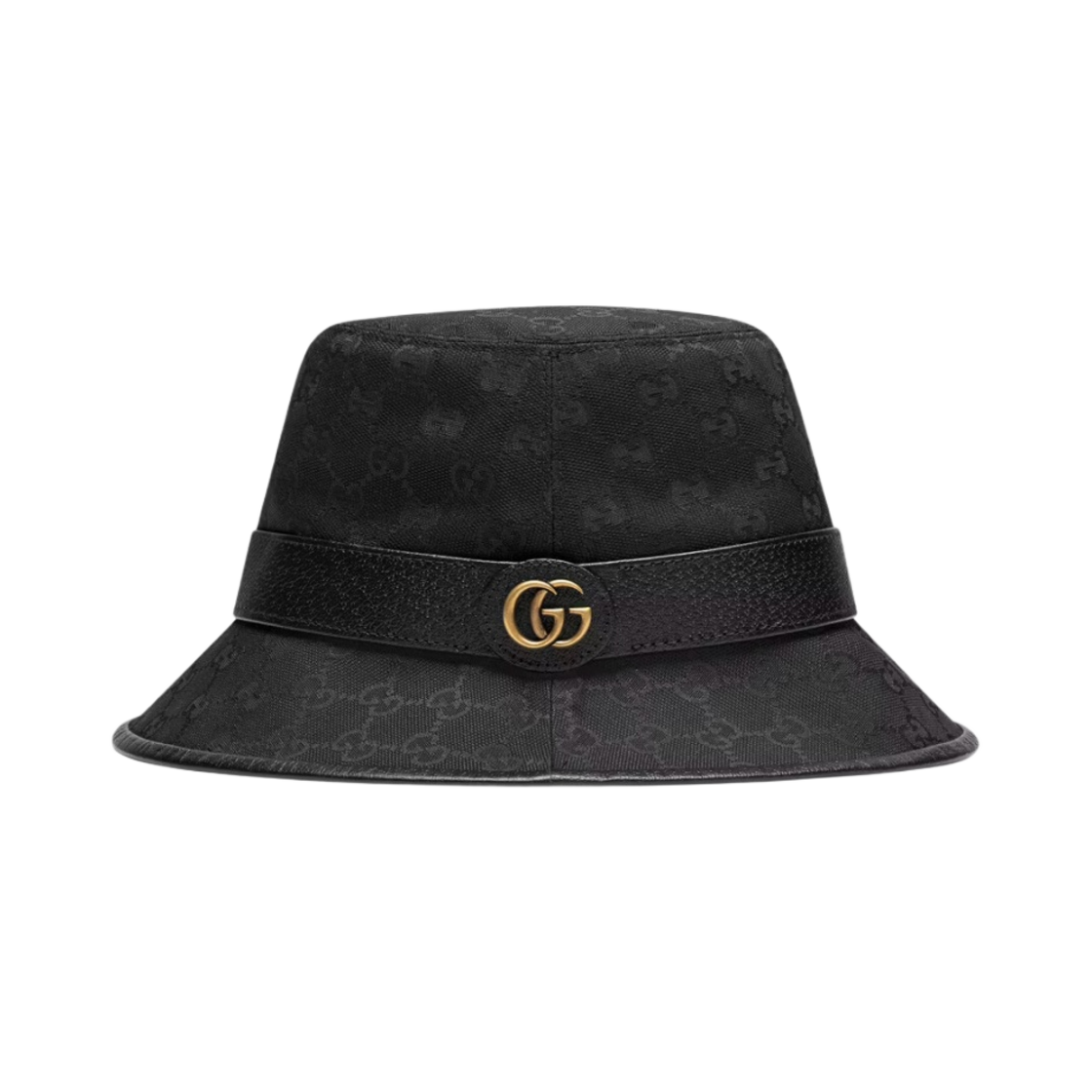 구찌 GG 캔버스 더블 G 버킷햇 블랙