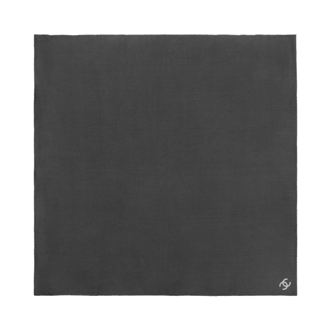 AAA767-B19299-NADGQ (W) Chanel Bandana Silk & Black Ecru - #2