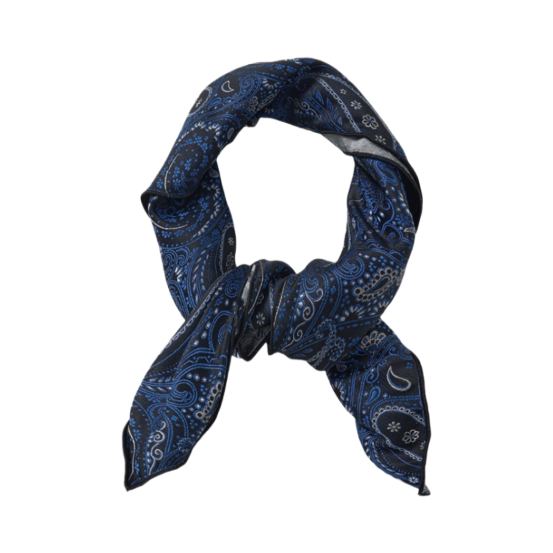 해칭룸 페이즐리 반다나 스카프 블루(Hatchingroom Paisley Bandana Scarf Blue) - 1