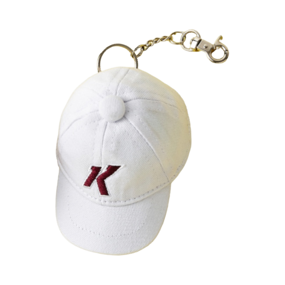 키움 히어로즈 모자 키링 화이트(Kiwoom Heroes Ball Cap Keyring White) - 1