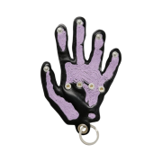 Our Legacy Hand Keyring Black Leather