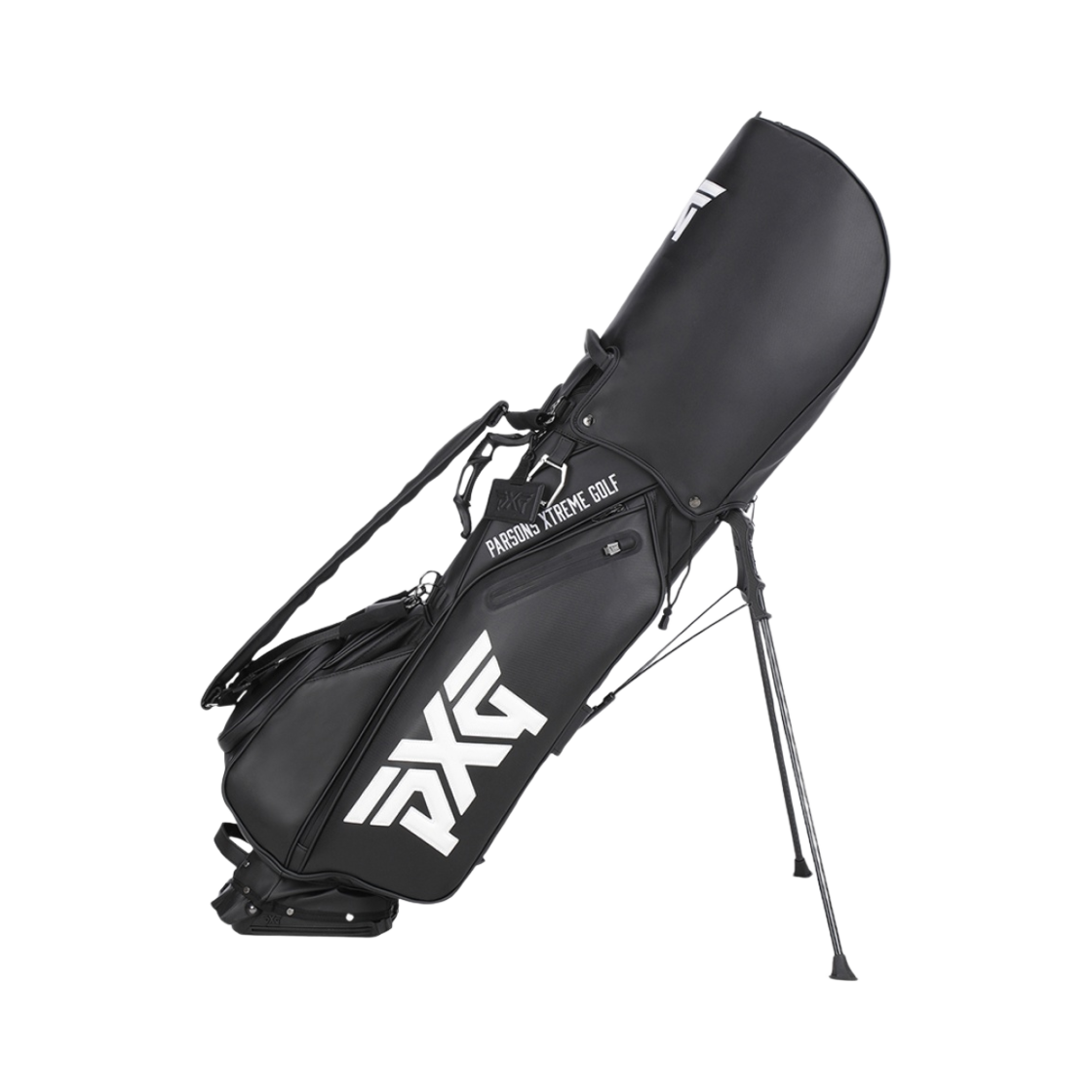 PGPPU820221 PXG Embossed Hybrid Stand Bag Black
