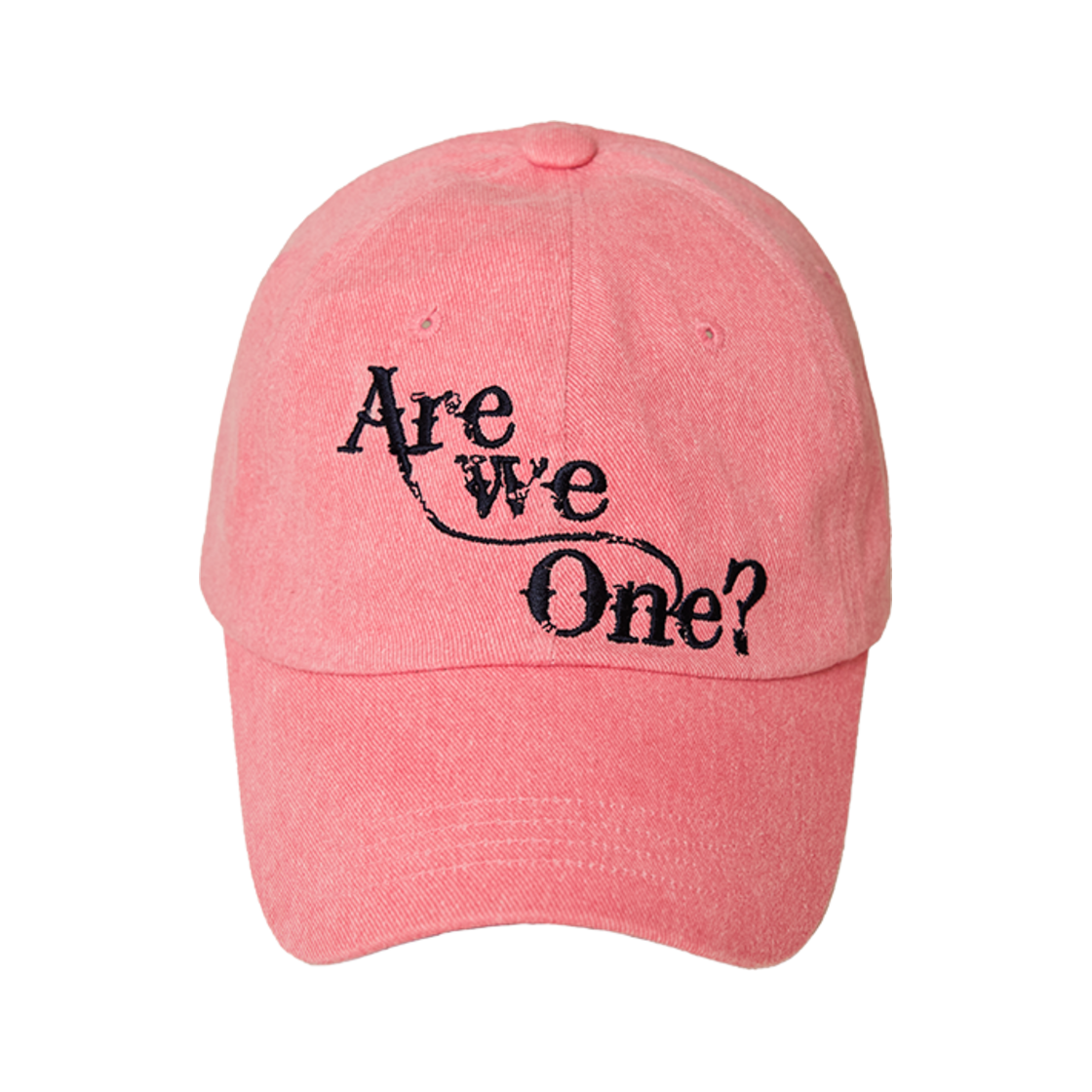 61 DVAN Are We One? Pigment Emb Ball Cap Neon Pink