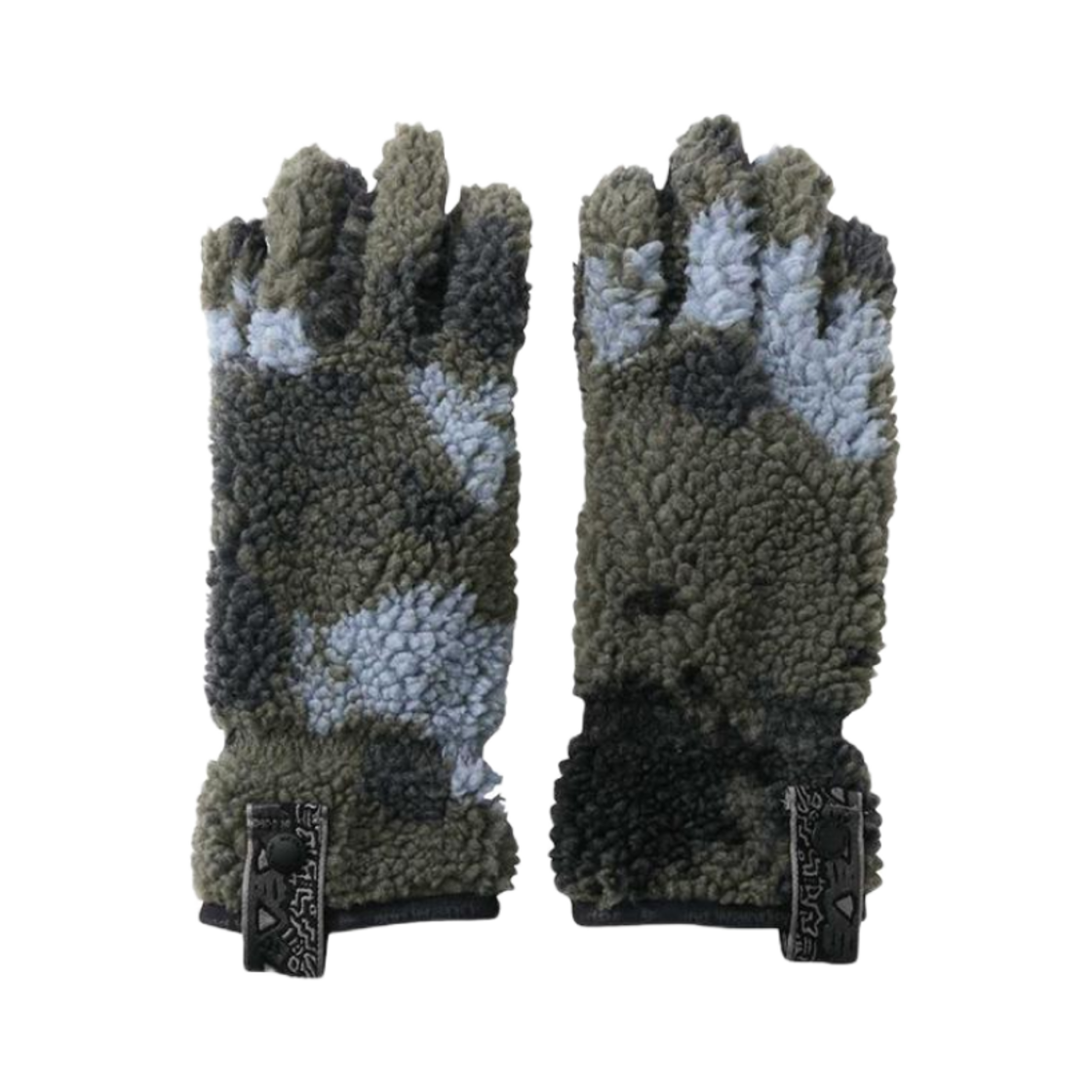 앤드 원더 x 그라미치 JQ 테이프 플리스 글러브 카모(And Wander x Gramicci JQ Tape Fleece Gloves Camo)