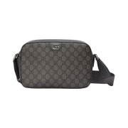 Gucci Ophidia Medium Crossbody Bag Grey Black Supreme