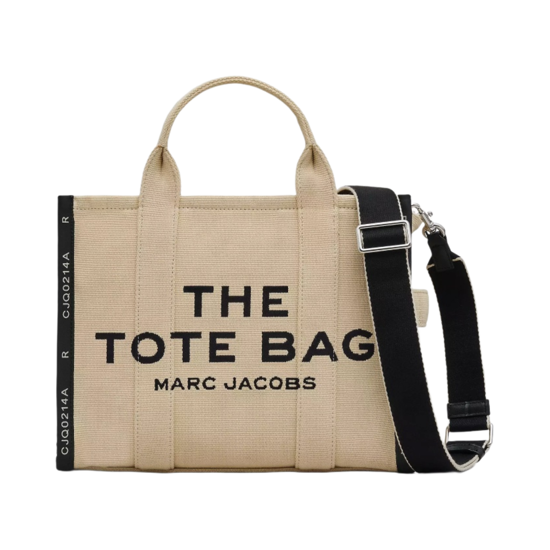 M0017027-263 Marc Jacobs The Jacquard Medium Tote Bag Warm Sand - 대표 이미지 #1