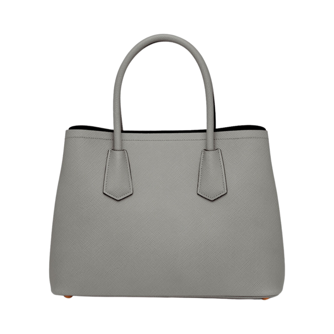 프라다 스몰 사피아노 레더 더블 프라다 백 슬레이트 블랙(Prada Small Saffiano Leather Double Prada Bag Slate Black) - 3
