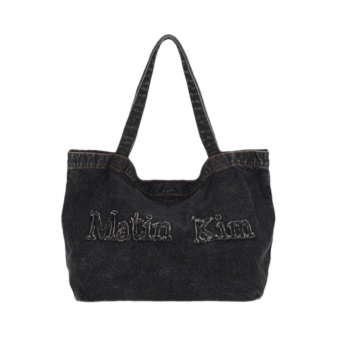 【Matin Kim】マーティンキム Logo Bag MATIN KIM】MATIN CRACKED LOGO ECOBAG☆送料・関税込 (Matin