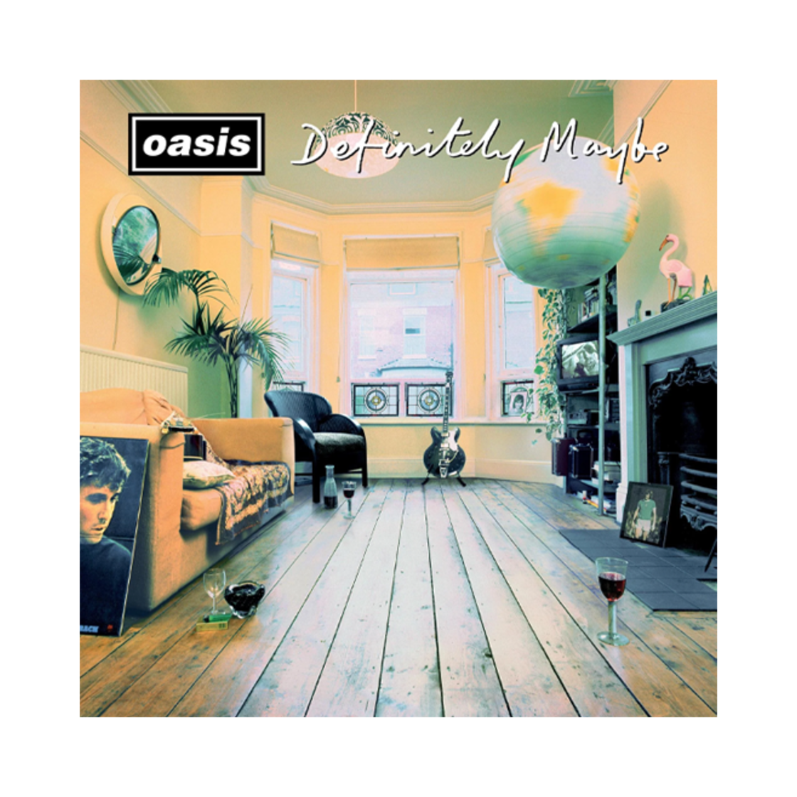 오아시스 정규 1집 데피니틀리 메이비 30주년 기념 한정반 LP 스트로베리 크림 (2LP)(Oasis 1st Album Definitely Maybe 30th Anniversary LP Strawberries Cream (2LP)) - 1