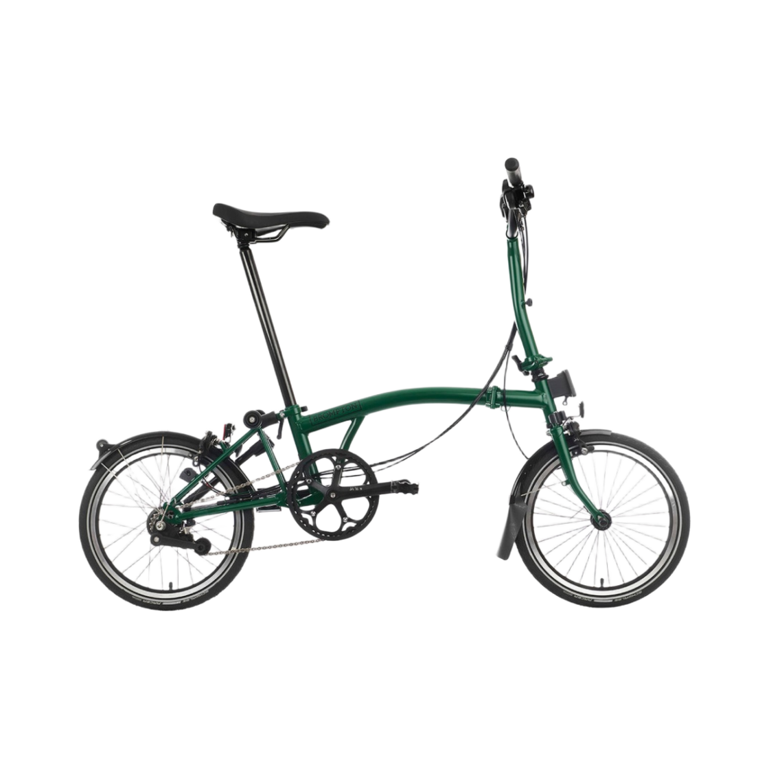 브롬톤 C 라인 익스플로어 6 스피드 랙 레이싱 그린(Brompton C Line Explore 6 Speed with Rack Racing Green)
