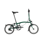 Brompton C Line Explore 6 Speed with Rack Racing Green