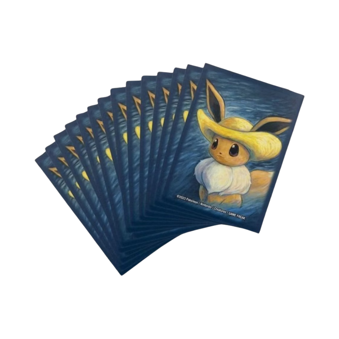 - Pokemon Center x Van Gogh Museum Eevee Inspired by Self-Portrait with Straw Hat Card 65 Card Sleeves