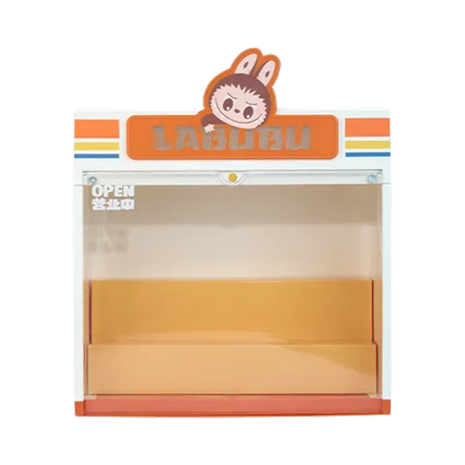 Pop Mart Labubu The Monsters Wacky Mart Series Display Container