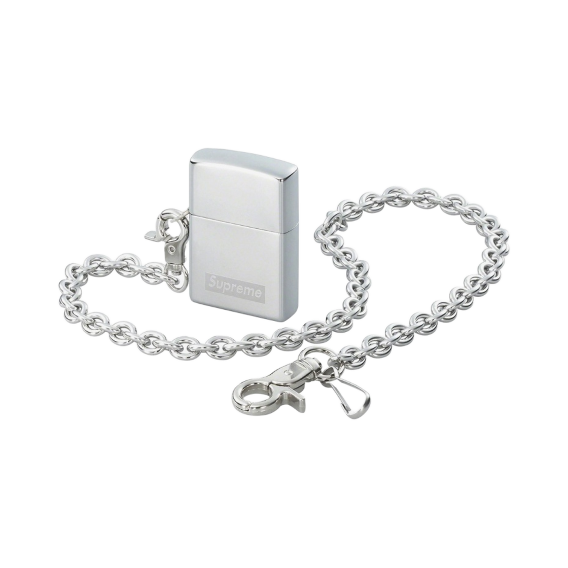 - Supreme Chain Zippo Silver - 23SS