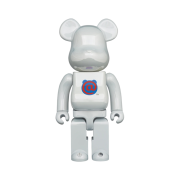 Bearbrick 20th Anniv. 1st Model 400% White Chrome