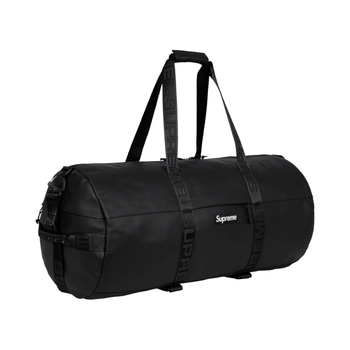 슈프림 레더 라지 더플백 블랙 - 23FW(Supreme Leather Large Duffle Bag Black - 23FW) - 2
